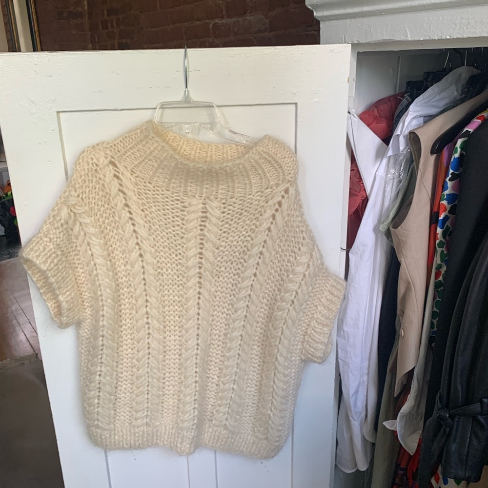 Ganni short sleeved sweater